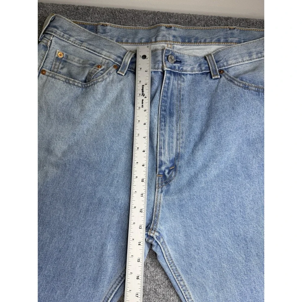 Vintage Levi's 505 Mens 42x32 Jeans Regular Fit Straight Leg Mid-Rise Cowboy Y2K